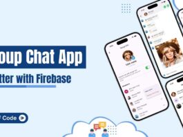 Group chat app flutter